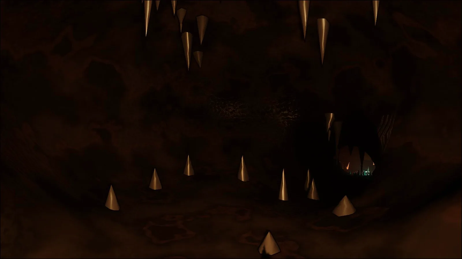 The tunnel down to the wolf's den